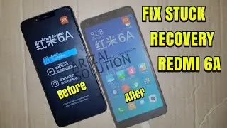 Xiaomi Redmi 6A Cactus Stuck Bootloop Mi-Recovery (Flashing/Install Full Rom Via Miflash)