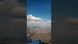 Взлет из Новосибирска.