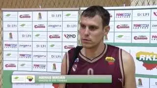 A. Mineikis: „Susitvarkėme su startiniu jauduliu“