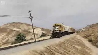 GTA V - Train Derailments Compilation Vol. 1