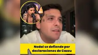 Nodal rompe el silencio y se defiende por declaraciones de Cazzu: “Jamás le fui infiel”