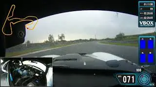 Wet qualifying lap of Zandvoort in a Daytona Cobra