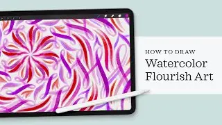 Watercolor Mandalas in Procreate | Mesmerizing Radial Art