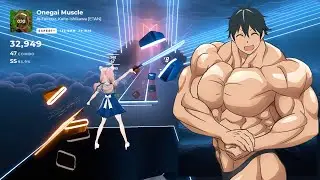 [Beat Saber] Onegai Muscle - Dumbbell Nan Kilo Moteru OP [Fullbody Tracking]