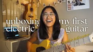 Unboxing My First Electric Guitar | Fender Squier Telecaster