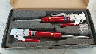 Shock Tabung DBS satu Set depan belakang.