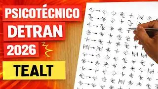 DETRAN 2026 Psychotechnical Test - How to Pass the TEALT (Alternating Attention) Test