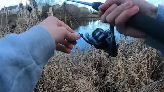BIG SLAM From A LITTLE Fish!!
