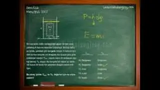 YGS 2012 Fizik 4. Soru