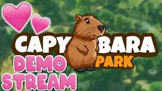 Ein Zoo nur für Capybaras🤩 ✨ Capybara Park DEMO 🔴 LIVE