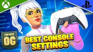 NEW BEST Console 60/120FPS Controller SETTINGS + Sensitivity in OG Fortnite! (XBOX/PC/PS4)