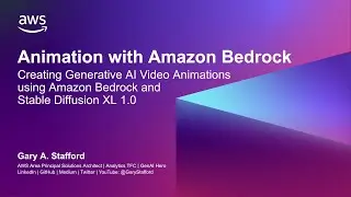 Generative AI Video Animations with Amazon Bedrock and Stable Diffusion XL