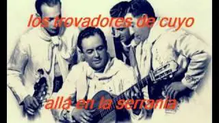 allá en la serrania-los trovadors de cuyo