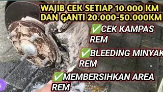 CAR CEK KAMPAS REM DAN BLEEDING MOBIL XENIA/AVANZA