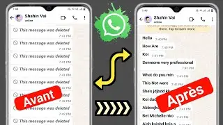 Comment récupérer les messages supprimés sur WhatsApp ! Récupération des messages supprimés