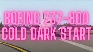 X-Plane 11 | Boeing 737-800 | Cold Dark Start Guide