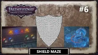 #6 Shield Maze Conclusion - button puzzle,water elemental,Hosilla | Wrath of the Righteous,  EE,  LP