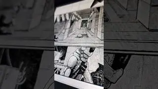 Comic page inking on Procreate! 