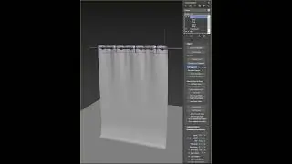 3DSMAX BASICS: Cloth Modifier #3dsmax #tips