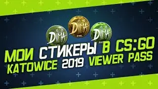 МОИ СТИКЕРЫ В CS:GO | Katowice 2019 Viewer Pass | Гайд про билет