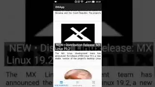 Kivy ve KivyMD ile yapılmış basit bir distrowatch.com android uygulaması.
