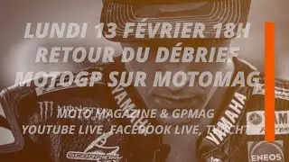 Le débrief MotoGP revient ce soir !