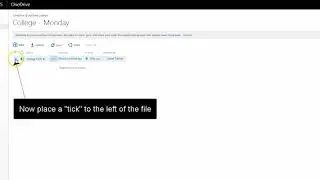 How to delete a file from a folder stored on One Drive