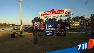 #AndradePresidente: Carlos Alejandro en Parque del Plata.