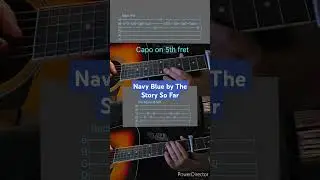 Navy Blue by The Story So Far- Acoustic Guitar Tab 