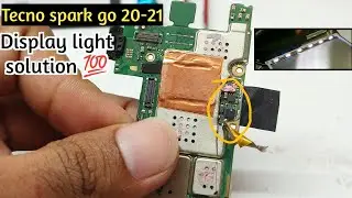 Tecno ke5 display light solution | tecno spark go 2020 2021 display light solution 100% | 