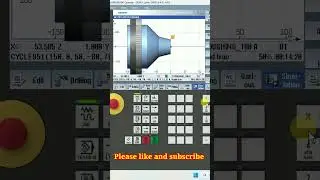 #taperturningprogramming #turningp#sinnutrain4.93  #siemenscncmachineprogramming #sinutrain #shorts