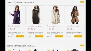 How to Create Ecommerce Website HTML CSS  with Slider Part-1