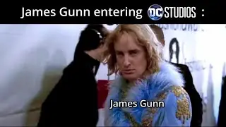 James Gunn after taking over DC... (Zoolander Staring meme)