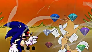 Sonic.exe trying to kill the tails, but something is wrong...