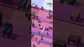 Crossy Road Best Bonus and Best Record, Before is 92, Now is 161
