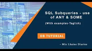 SQL Subqueries | Database Tutorial | With examples (Taglish)