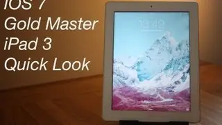 IOS 7 - Gold Master Preview - Quick Look