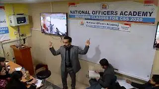 Revision Class CSS 2020 Current Affairs | 3rd Lecture Part 1 | with Sir Fareed Ullah Khan | NOA CSS
