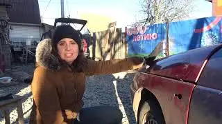 Замена колес девушкой! Просто и быстро!