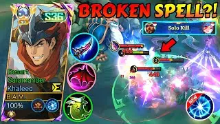 THIS SPELL MAKES KHALEED UNSTOPPABLE AGAINST CICI IN EXP LANE! (YOU MUST KNOW!) - MLBB