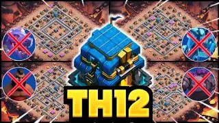 *ANTI 3 STAR* PRO TH12 WAR / TROPHY AND CWL BASE WITH COPY LINKS ||TH12 ANTI 3 STAR ||TH12 BASE 2025