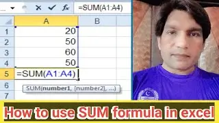 how to use sum formula in excel || how to auto sum in excel