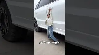 This girl bought a giant car 😲