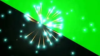 GREEN SCREEN FIREWORKS | AQUA OVERLAY