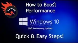 How to boost your windows performance - 4 Major Rectification to be done !