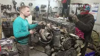 Сборка двигателя Scania DC 13 