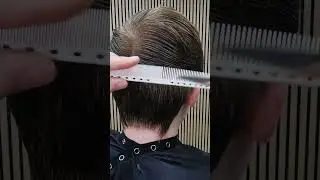 ASMR Haircut. Scissor cut on men's hair 