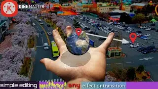 Cinematic zoom editing, No effect, No transition | Kinemaster