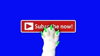 Only subscribers can use free)Subscribe button blue screen animation effect