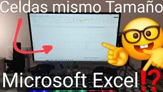 ⬜◻▫ Cómo PONER TODAS las CELDAS del MISMO TAMAÑO en EXCEL FÁCIL y RÁPIDO